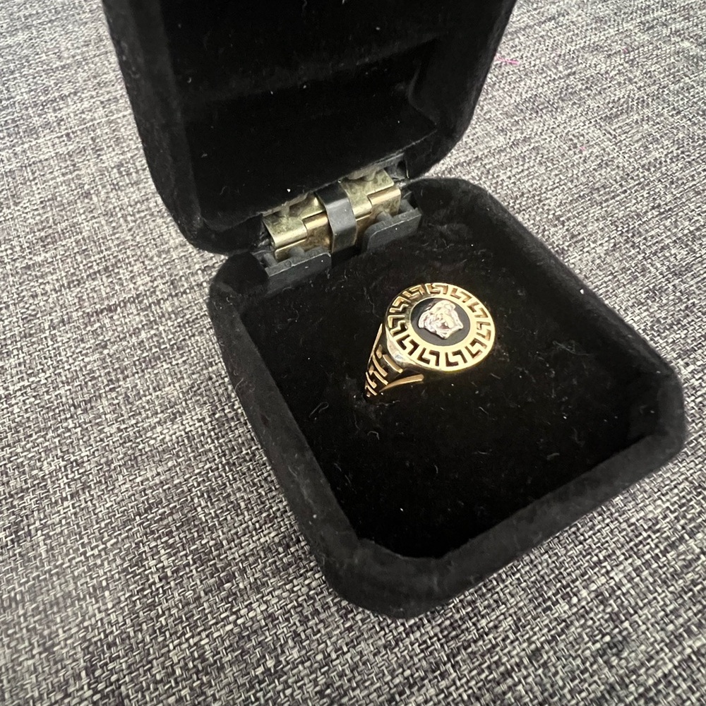 VERSACE RING SOLID 10K GOLD